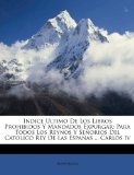 Portada de INDICE ULTIMO DE LOS LIBROS PROHIBIDOS Y