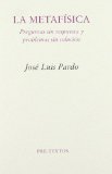 Portada de LA METAFISICA: PREGUNTAS SIN RESPUESTA Y PROBLEMAS SIN SOLUCION