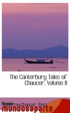 Portada de THE CANTERBURY TALES OF CHAUCER, VOLUME II
