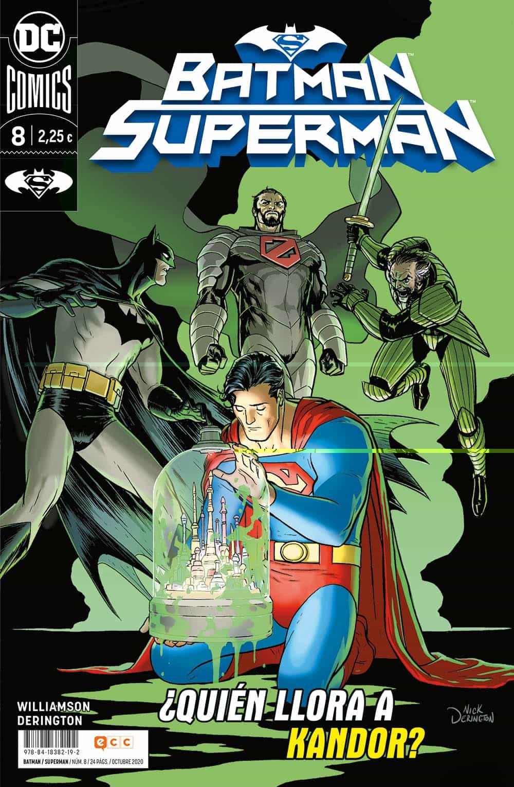 Portada de BATMAN/SUPERMAN Nº 8