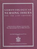Portada de GERONTOLOGICAL NURSING ISSUES FOR THE 21ST CENTURY: A MULTIDISCIPLINARY DIALOGUE COMMEMORATING THE INTERNATIONAL YEAR OF OLDER PERSONS