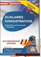 Portada de AUXILIARES ADMINISTRATIVOS DE LA ADMINISTRACIÓN DEL ESTADO. TEMARIO, TEST Y SUPUESTOS PRÁCTICOS DE LA PARTE ESPECÍFICA (TEMAS 7 A 10). MINISTERIO DE ECONOMÍA Y HACIENDA - EBOOK