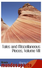 Portada de TALES AND MISCELLANEOUS PIECES, VOLUME VIII