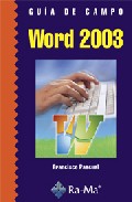 Portada de GUIA DE CAMPO DE WORD 2003
