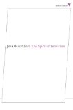 Portada de THE SPIRIT OF TERRORISM: AND OTHER ESSAYS