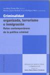 Portada de CRIMINALIDAD ORGANIZADA, TERRORISMO E INMIGRACION