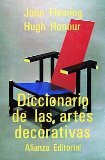 Portada de DICCIONARIO DE LAS ARTES DECORATIVAS