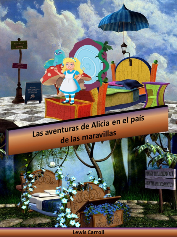 Portada de LAS AVENTURAS DE ALICIA EN EL PAÍS DE LAS MARAVILLAS