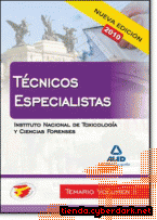 Portada de TÉCNICOS ESPECIALISTAS DEL INSTITUTO NACIONAL DE TOXICOLOGÍA Y CIENCIAS FORENSES. TEMARIO. VOLUMEN II - EBOOK