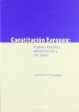 Portada de CONSTITUCIÓN EUROPEA