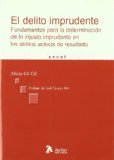 Portada de EL DELITO IMPRUDENTE: FUNDAMENTOS PARA LA DETERMINACION DE LO INJUSTO IMPRUDENTE EN LOS DELITOS ACTIVOS DE RESULTADO