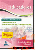 Portada de EDUCADORES. PERSONAL LABORAL (GRUPO II) DE LA ADMINISTRACIÓN DE LA COMUNIDAD AUTÓNOMA DE EXTREMADURA. TEMARIO ESPECÍFICO. VOLUMEN III - EBOOK