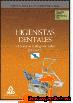 Portada de HIGIENISTAS DENTALES DEL SERVICIO GALLEGO DE SALUD (SERGAS). TEMARIO PARTE ESPECÍFICA. VOLUMEN I - EBOOK