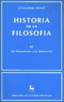 Portada de HISTORIA DE LA FILOSOFÍA. III: DEL HUMANISMO A LA ILUSTRACIÓN (SIGLOS XV-XVIII)