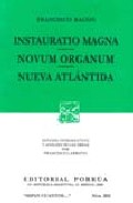 Portada de INSTAURATIO MAGNA; NOVUM ORGANUM; NUEVA ATLANTIDA