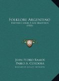 Portada de FOLKLORE ARGENTINO: INSTRUCCIONES A LOS MAESTROS (1921)