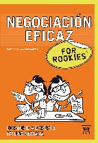 Portada de NEGOCIACIÓN EFICAZ FOR ROOKIES (EBOOK)