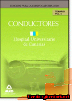 Portada de CONDUCTORES DEL HOPITAL UNIVERSITARIO DE CANARIAS. TEMARIO. VOLUMEN II - EBOOK
