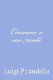 Portada de CIASCUNO A SUO MODO