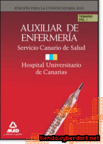Portada de AUXILIARES DE ENFERMERÍA DEL SERVICIO CANARIO/ HOPITAL UNIVERSITARIO DE CANARIAS. TEMARIO. VOLUMEN I - EBOOK