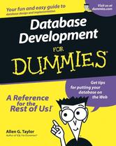 Portada de DATABASE DEVELOPMENT FOR DUMMIES