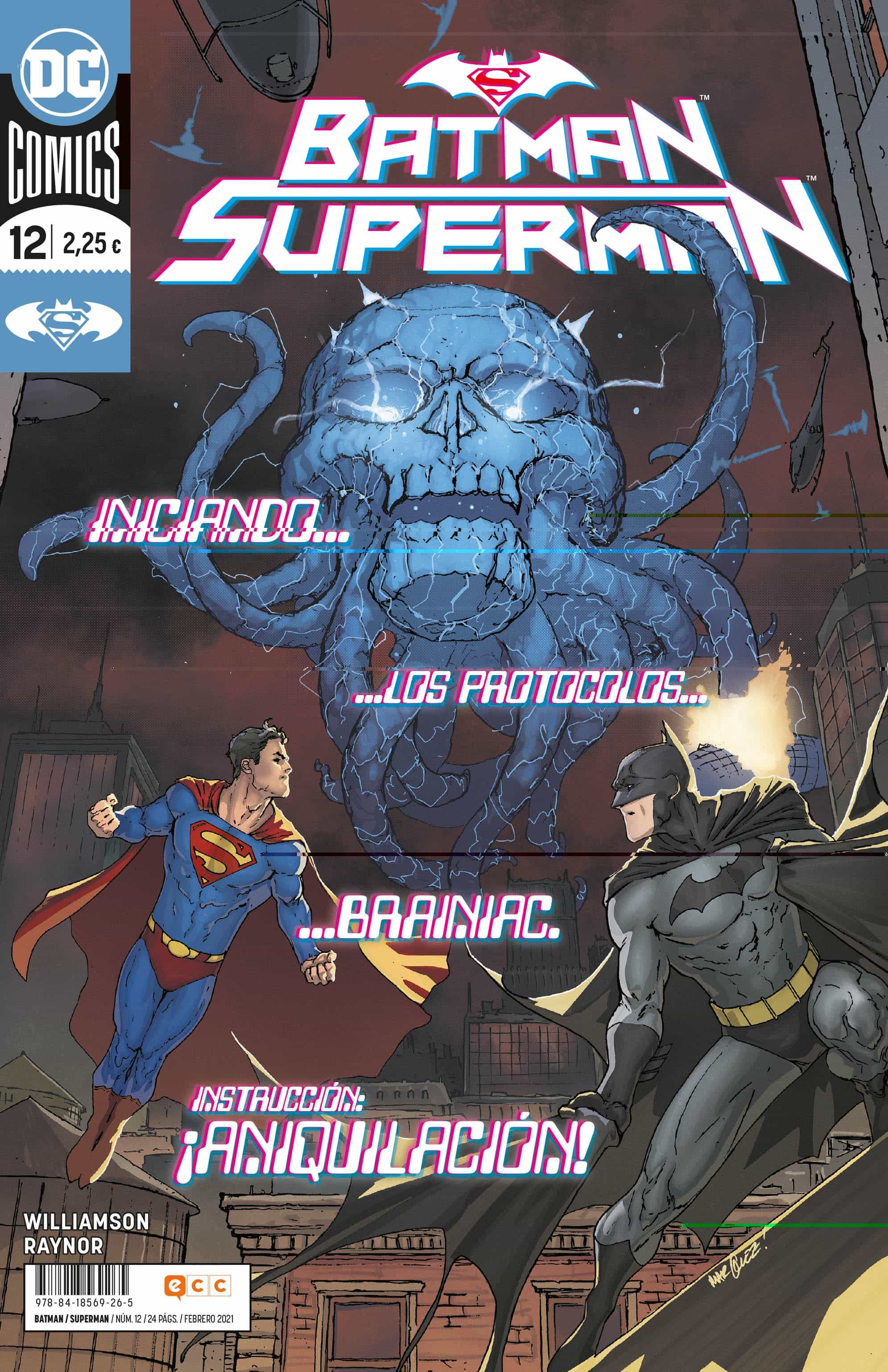 Portada de BATMAN/SUPERMAN Nº 12