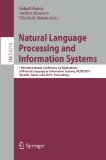 Portada de NATURAL LANGUAGE PROCESSING AND INFORMATION SYSTEMS