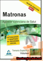 Portada de MATRONAS DE LA AGENCIA VALENCIANA DE SALUD. TEMARIO ESPECÍFICO VOL.I - EBOOK