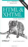 Portada de HTML AND XHTML POCKET REFERENCE