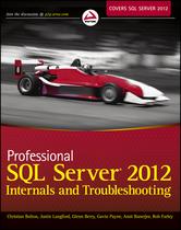 Portada de PROFESSIONAL SQL SERVER 2012 INTERNALS AND TROUBLESHOOTING