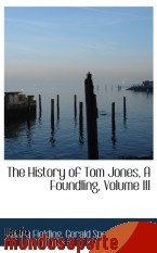 Portada de THE HISTORY OF TOM JONES, A FOUNDLING, VOLUME III