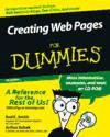 Portada de CREATING WEB PAGES FOR DUMMIES