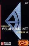 Portada de MICROSOFT VISUAL BASIC .NET APRENDA YA