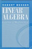 Portada de LINEAR ALGEBRA: GATEWAY TO MATHEMATICS