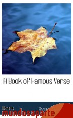 Portada de A BOOK OF FAMOUS VERSE