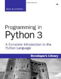 Portada de PROGRAMMING IN PYTHON 3: A COMPLETE INTRODUCTION TO THE PYTHON LANGUAGE (DEVELOPER'S LIBRARY)