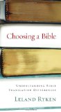 Portada de CHOOSING A BIBLE: UNDERSTANDING BIBLE TRANSLATION DIFFERENCES