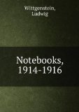 Portada de NOTEBOOKS, 1914-1916