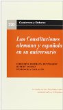 Portada de LAS CONSTITUCIONES ALEMANA Y ESPAÑOLA EN SU ANIVERSARIO