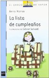 Portada de LA LISTA DE CUMPLEAÑOS