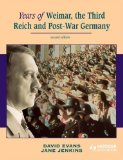 Portada de YEARS OF WEIMAR, THE THIRD REICH AND POST-WAR GERMANY 2ND (SECOND) EDITION BY JENKINS, JANE PUBLISHED BY HODDER EDUCATION (2008)