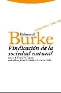 Portada de VINDICACION DE LA SOCIEDAD NATURAL