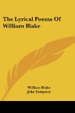 Portada de THE LYRICAL POEMS OF WILLIAM BLAKE