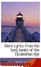 Portada de MORE LYRICS FROM THE SONG-BOOKS OF THE ELIZABETHAN AGE