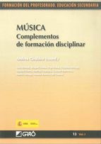 Portada de MÚSICA. COMPLEMENTOS DE FORMACIÓN DISCIPLINAR