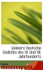 Portada de KLEINERE DEUTSCHE GEDICHTE DES XI. UND XII. JAHRHUNDERTS