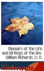 Portada de MEMOIRS OF THE LIFE AND WRITINGS OF THE REV. WILLIAM RICHARDS, LL. D