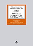 Portada de MANUAL DE DERECHO MERCANTIL