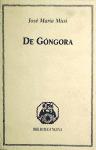 Portada de DE GÓNGORA