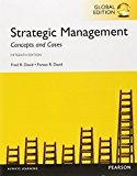 Portada de STRATEGIC MANAGEMENT:CONCEPTS AND CASES, GLOBAL EDITION BY FRED DAVID (2014-10-17)
